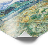 Impression Photo Vincent Van Gogh - Paysage de Saint-Rémy (Coin)