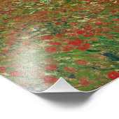 Impression Photo Vincent van Gogh - Poppy Field (Coin)