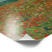 Impression Photo Vincent van Gogh - Poppy Field (Coin)