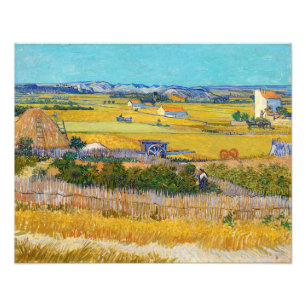 Impression Photo Vincent van Gogh - Récolte à La Crau