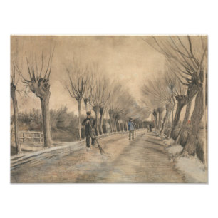Impression Photo Vincent van Gogh - Road in Etten