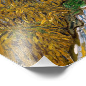 Impression Photo Vincent van Gogh - Route avec Cypress et Star (Coin)