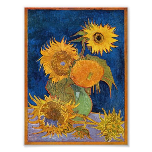 Impression Photo Vincent Van Gogh - Sunflowers, 2e version (Devant)