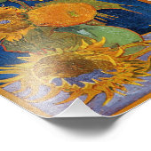 Impression Photo Vincent Van Gogh - Sunflowers, 2e version (Coin)