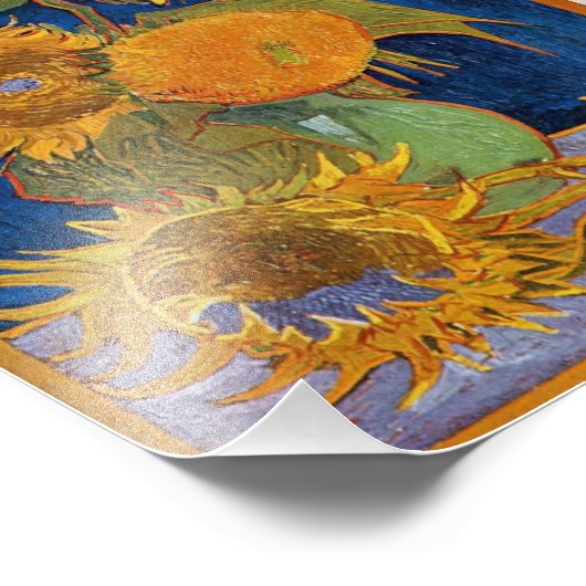 Impression Photo Vincent Van Gogh - Sunflowers, 2e version (Coin)