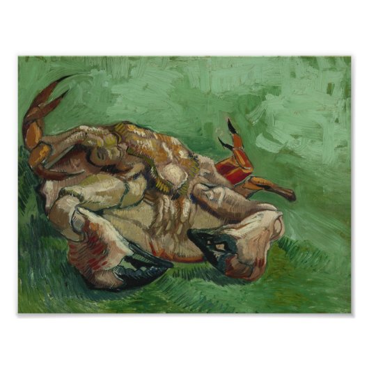 Impression Photo Vincent van Gogh - Un crabe sur son dos (Devant)