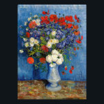 Impression Photo Vincent van Gogh - Vase avec Cornflowers & Poppies<br><div class="desc">Vase avec des fleurs de Cornouailles et des pavots - Vincent van Gogh,  Huile sur toile,  1887,  Paris</div>