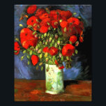 Impression Photo Vincent Van Gogh Vase Avec Des Poppies Rouges Art<br><div class="desc">Vase Vincent Van Gogh avec des pavots rouges Vase d'art Vintage floral avec des pavots rouges est une peinture à vie morte réalisée par Vincent van Gogh à Paris en 1886. Vincent Willem van Gogh est un peintre post-impressionniste dont l'oeuvre a eu une influence considérable sur l'art du 20ème siècle....</div>