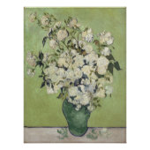 Impression Photo Vincent Van Gogh, Vase de Roses, Roses dans le Vas (Devant)