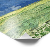 Impression Photo Vincent van Gogh - Wheatfield sous Thundernuds (Coin)