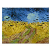Impression Photo Vincent van Gogh - Wheatfield with Crows (Devant)