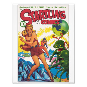 Impression Photo Vintage Sci Fi, 1947