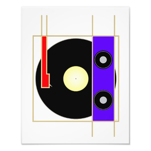 Impression Photo Vinyl Player (Devant)