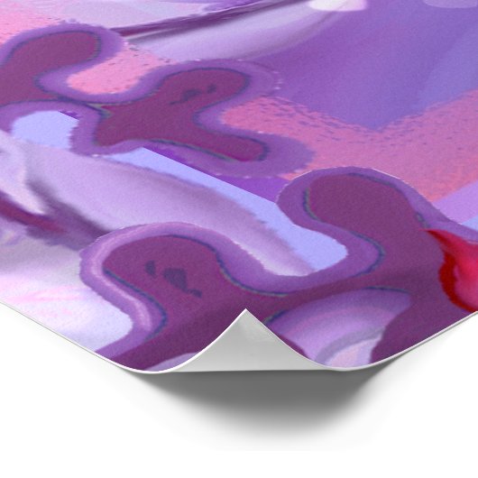 Impression photo violette Sun Fairy (Coin)