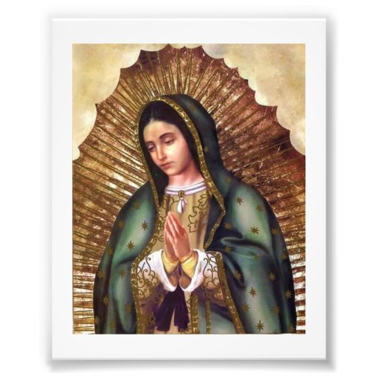 Impression Photo Virgen de Guadalupe (Devant)