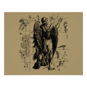 Impression Photo Virgo Constellation Hevelius 1690 23 août 22 septe