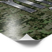 Impression Photo Virgo Zodiac Connexion Camion numérique vert (Coin)