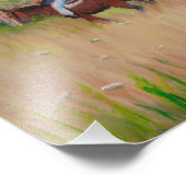 Impression Photo Visite à cheval de Gettysburg Battlefield Art Phot (Coin)