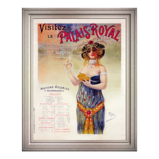 Impression Photo Visitez Le Palais Royal par Jean de Paleologue (Devant)