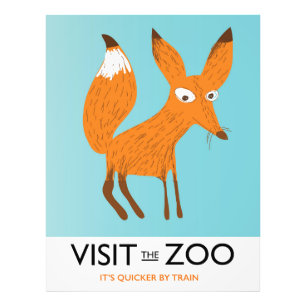 Impression Photo Visitez le Zoo - Édition Renard