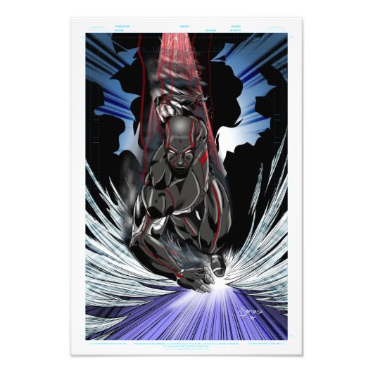 Impression Photo Vitesse Chrome Epic - 13po x 19po IMPRIMER (Devant)