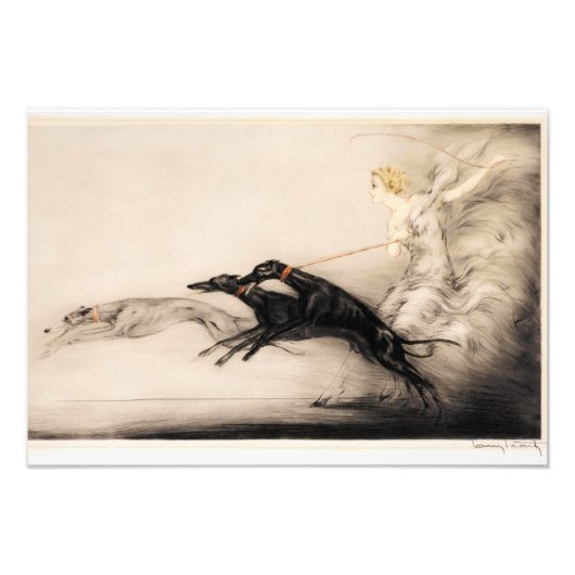 Impression Photo Vitesse II, Vitesse, 1933 par Louis Icart (Devant)