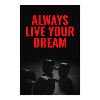 Impression Photo Vivez votre rêve Bodybuilding entraînement Fitness