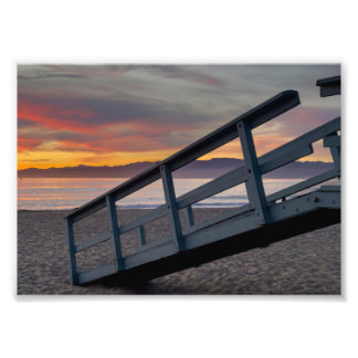 Impression Photo Vivid Sunset Color -  Marina Del Rey, CA