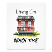 Impression Photo Vivre à la plage (Devant)