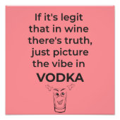 Impression Photo vodka folle (Devant)