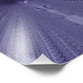 Impression Photo Voie Violette (Coin)
