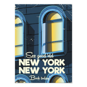 Impression Photo Voir l'affiche de voyage Good Old New York