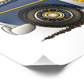 Impression Photo Voiture de police Crusier de police (Coin)