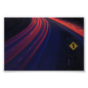 Impression Photo Voiture Traces de signalisation