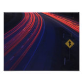 Impression Photo Voiture Traces de signalisation (Devant)