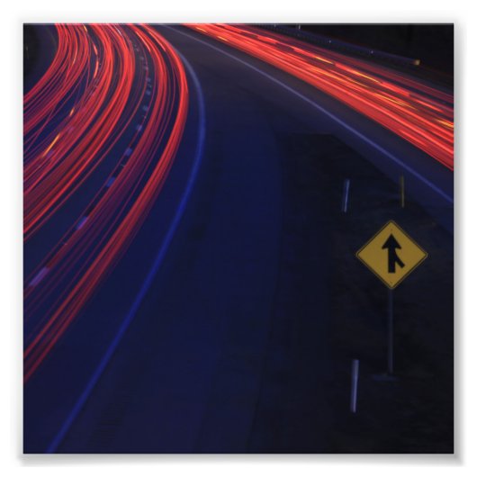 Impression Photo Voiture Traces de signalisation (Devant)