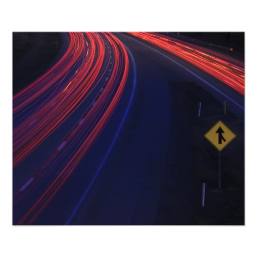 Impression Photo Voiture Traces de signalisation (Devant)