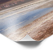 Impression Photo Volcan dans un paysage de l'Altiplano (Coin)