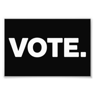 Impression Photo Vote Élection 2024 Droit de Vote Suffrage