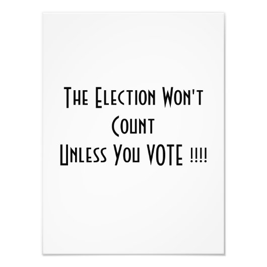 IMPRESSION PHOTO VOTER (Devant)