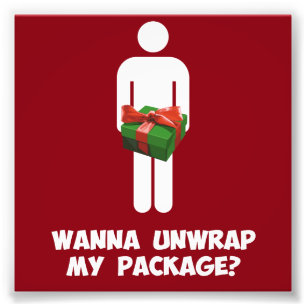 Impression Photo Voulez dérouler mon paquet ?