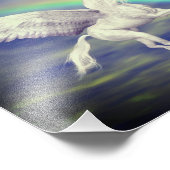 Impression Photo Vous Avez Ce Flying Unicorn Rainbow Inspirational (Coin)