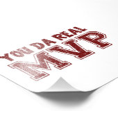 Impression Photo Vous avez fait un vrai MVP (Coin)