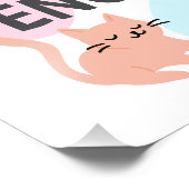 Impression Photo Vous êtes assez chat Affirmation (Coin)