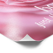 Impression Photo Vous Êtes Beau Comme Vous Êtes & Rose Rose Rose (Coin)