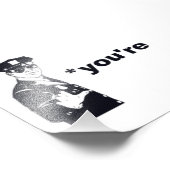 Impression Photo Vous êtes votre police de grammaire (Coin)