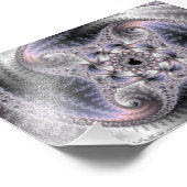 Impression Photo Vous me tournez rond - Art Fractal (Coin)