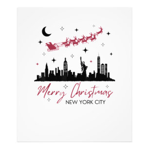 Impression Photo Voyage de Noël à New York, Joyeux Noël Nouveau