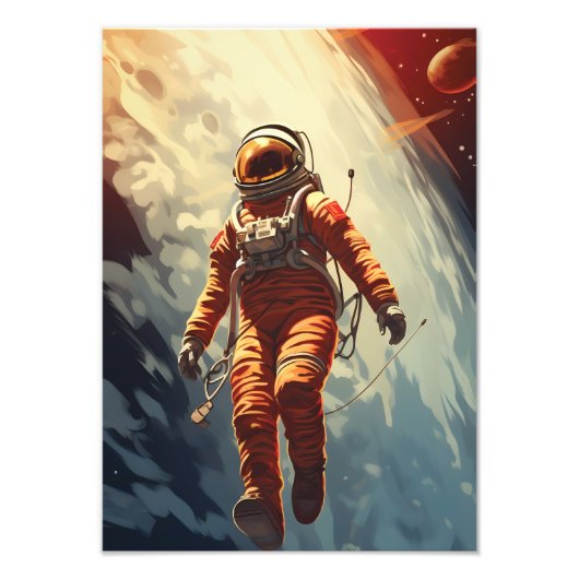 Impression Photo Voyage spatial Astronaut (Devant)