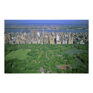 Impression Photo Vue aérienne de Central Park et du côté ouest